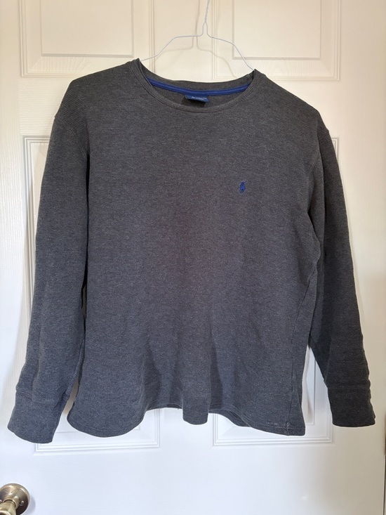 Polo Ralph Lauren Other - Polo by Ralph Lauren Gray Long-Sleeve Crewneck with Blue Pony
